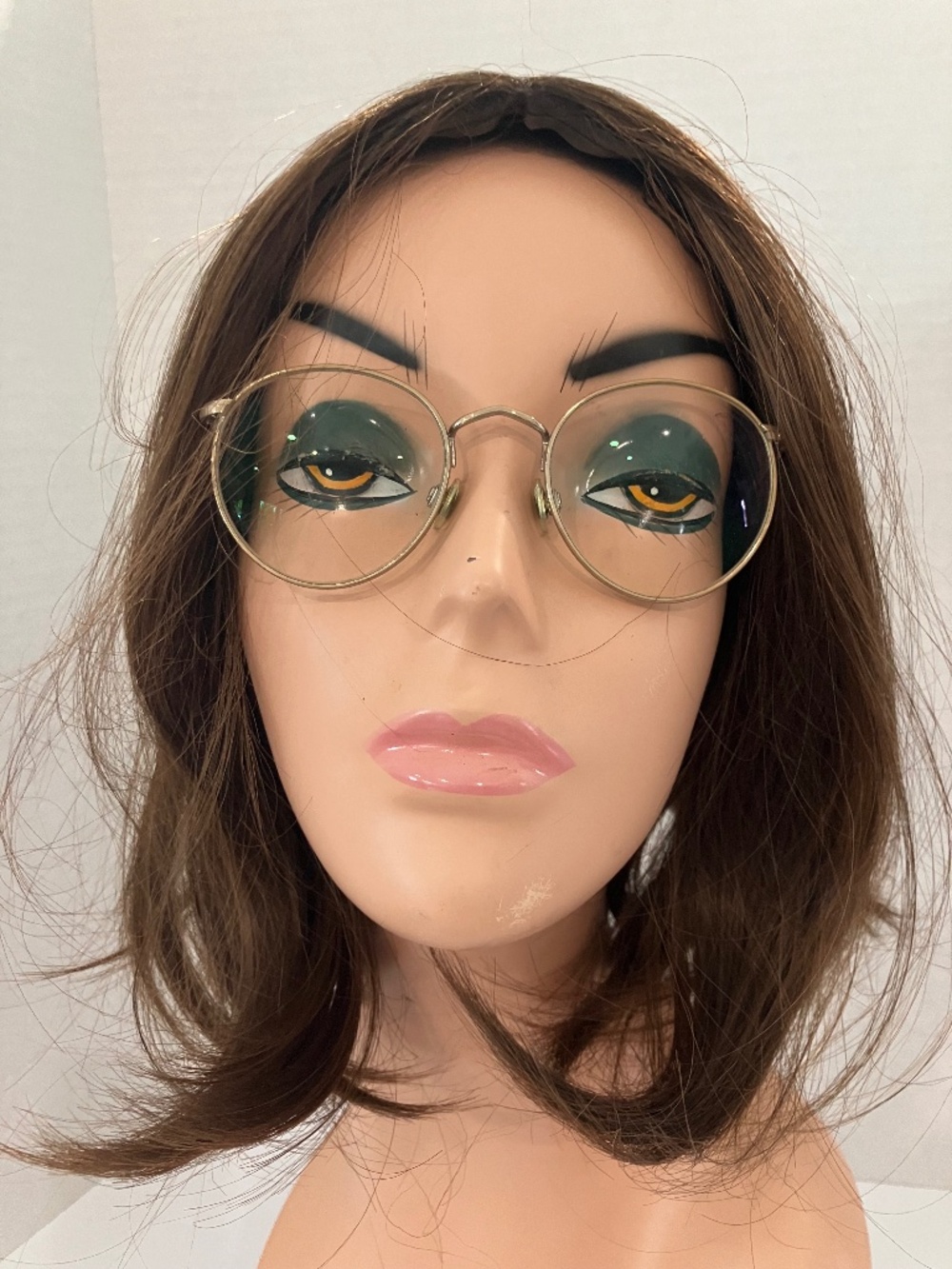 Ralph Lauren Gold Round Eye Glass Frames